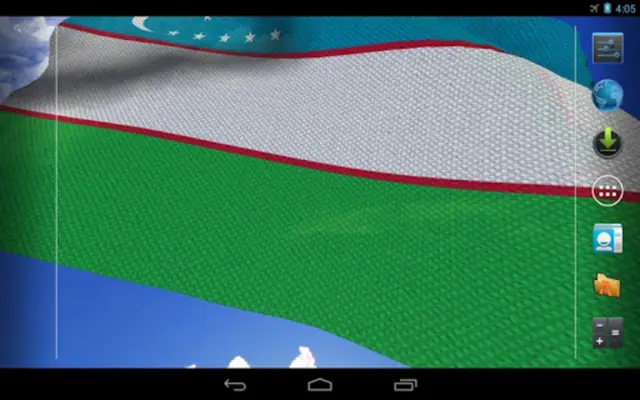 Uzbekistan Flag android App screenshot 1